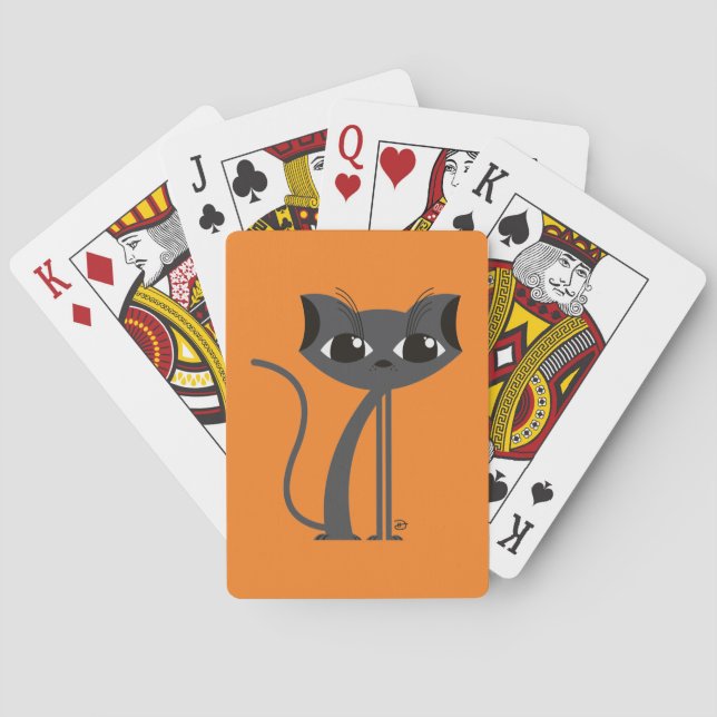 Spooky Cat - Spelkort (Baksidan)