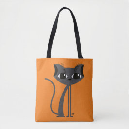 Spooky Cat - Tote Tygkasse