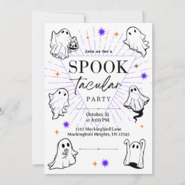 Spooky Celebration Inbjudningar