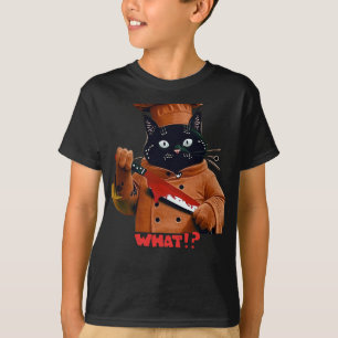 Spooky Chef Cat "Vad?" Halloween Kids' T-Shirt