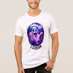 Spooky Chef Ghost Ice Cream Halloween Funny Manar T Shirt