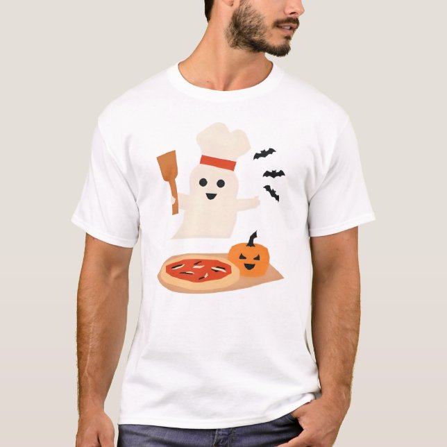 Spooky Chef Squad Halloween T Shirt (Framsida)