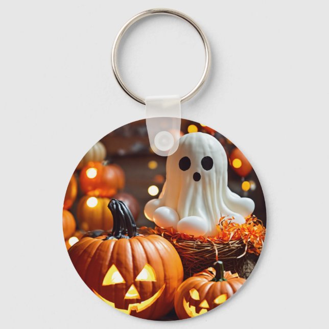 Spooky Chic: Halloween Keychains Nyckelring (Framsida)
