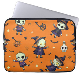 Spooky Chic Halloween Pillow - lättsinnigt framsyn Laptop Fodral