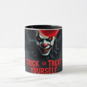 Spooky Clown Trick-or-Treat Halloween Mugg