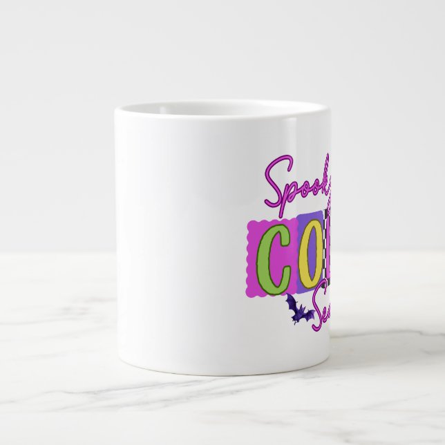 Spooky Collie Halloween mugg Jumbo Mugg (Framsidan)