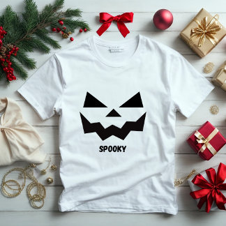 Spooky Contemporary Halloween Namn T-Shirt