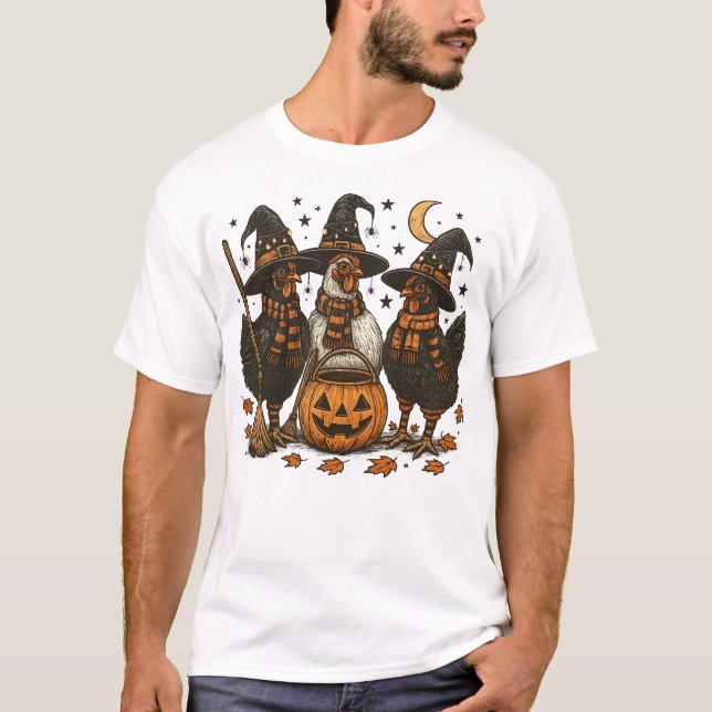 Spooky Coop T Shirt (Framsida)