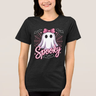 Spooky Coquette Ghost T Shirt