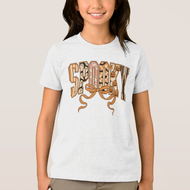 Spooky Coquette Halloween Aesthetic-66166 T Shirt (Framsida)