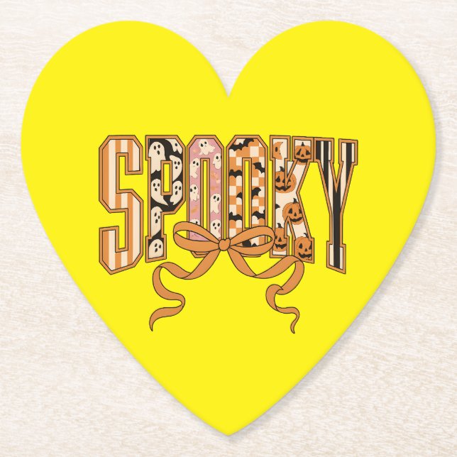 Spooky Coquette Halloween Aesthetic-66166 Underlägg Papper (Framsida)