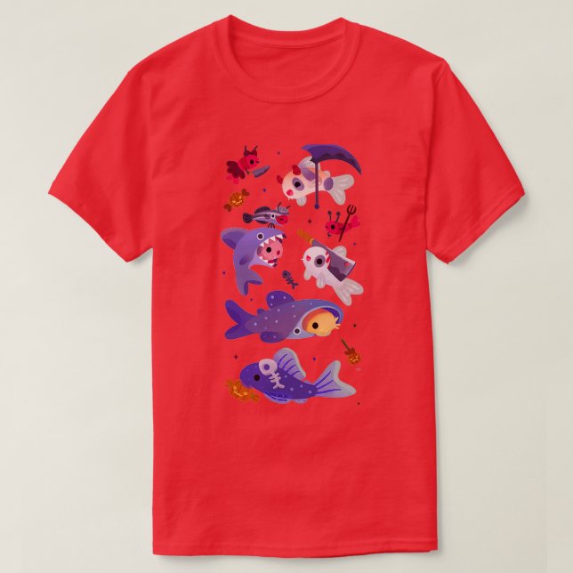 Spooky Cory-katter T Shirt (Design framsida)