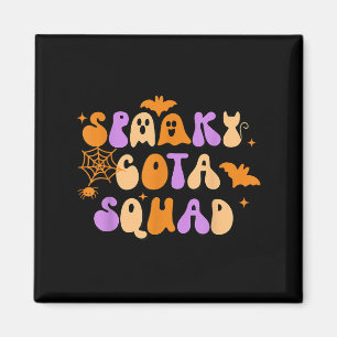Spooky Cota Squad Auktoriserad Arbetsbehandling H Magnet