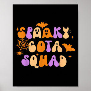 Spooky Cota Squad Auktoriserad Arbetsbehandling H Poster