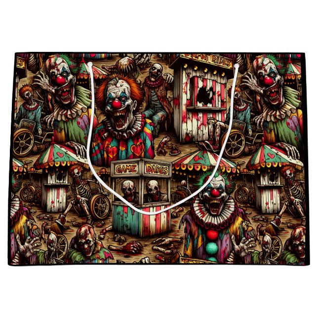 Spooky Creepy Clown Zombie Abandoned Carnival (Framsidan)