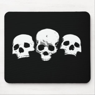 Spooky Creepy Döskallars Halloween Mousepad Musmatta