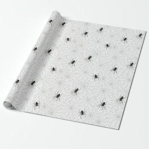 Spooky Creepy Spindelnät Halloween Presentpapper