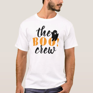 Spooky Crew Black Halloween-familjen T-Shirt