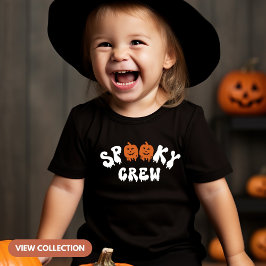 Spooky Crew Halloween Matching Family T Shirt