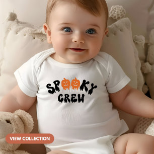 Spooky Crew Halloween Matching Family T Shirt