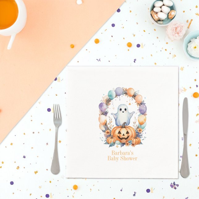 Spooky Cute Baby Shower Pappersservett (Skapare uppladdad)