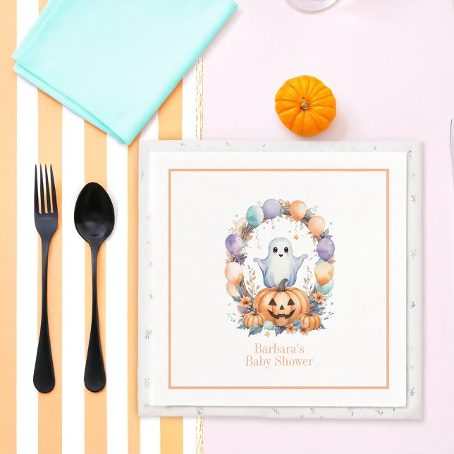 Spooky Cute Baby Shower Pappersservett (Skapare uppladdad)