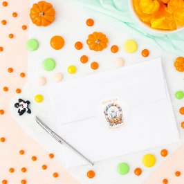 Spooky Cute Baby Shower Runt Klistermärke