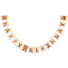 Spooky Cute First Birthday Halloween Bunting Banne Vimplar