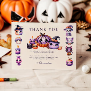 Spooky Cute First Birthday Tack Kort