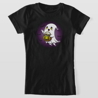 Spooky Cute Ghost | BLACK ENDAST T Shirt
