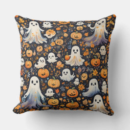 Spooky Cute Ghost Halloween Kudde