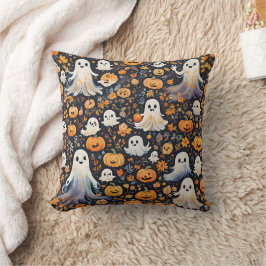 Spooky Cute Ghost Halloween Kudde