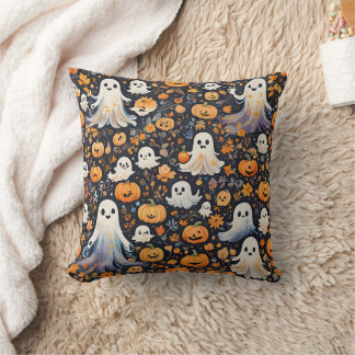 Spooky Cute Ghost Halloween Kudde