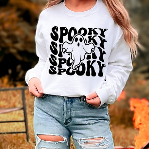 Spooky Cute Ghost Halloween T Shirt