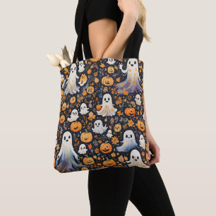 Spooky Cute Ghost Halloween Tygkasse