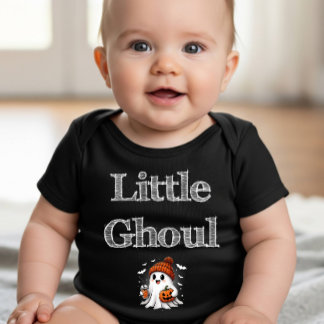 Spooky Cute Ghost och Pumpkin Halloween T Shirt