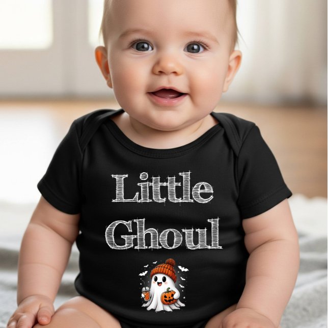 Spooky Cute Ghost och Pumpkin Halloween T Shirt (Skapare uppladdad)