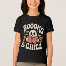 Spooky Cute Ghost Reading Bok