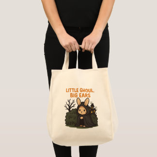 Spooky Cute Halloween Bunny Tote Tygkasse