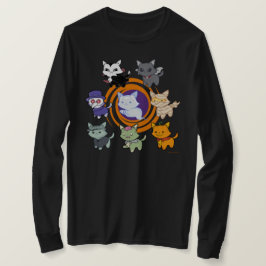 Spooky Cute Halloween Cats Shirt T Shirt