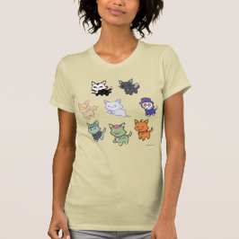 Spooky Cute Halloween Cats T-Shirt