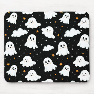 Spooky Cute Halloween Ghost Cloudy Star Himmel Musmatta