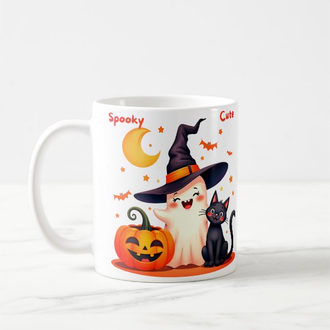 Spooky Cute Halloween Kaffemugg (Vänster)