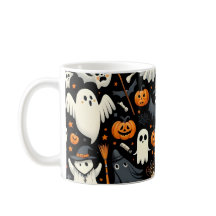 Spooky Cute Halloween Mönster Mugg