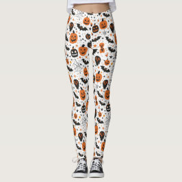 Spooky Cute Halloween Pattern  Leggings