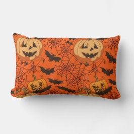 Spooky Cute Halloween Seamless Mönster Lumbarkudde