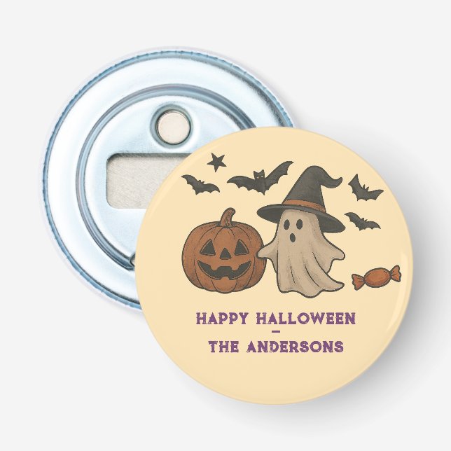 Spooky Cute Halloween - Spöken, Fladdermus och god Flasköppnare (Framsidan)