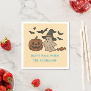 Spooky Cute Halloween - Spöken, Fladdermus och god Pappersservett