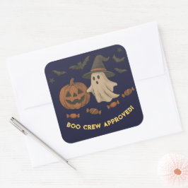Spooky Cute Halloween Sticker - Boos, Fladdermus o Fyrkantigt Klistermärke
