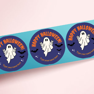 Spooky Cute Halloween Sticker Runt Klistermärke